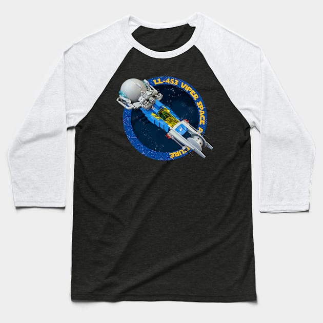 LL 453 Viper Space Adventure Baseball T-Shirt by mamahkian